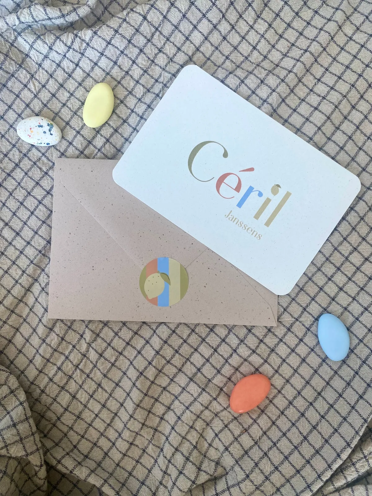 Geboortekaartjes op maat, ontworpen door Jonie graphic design in Geel